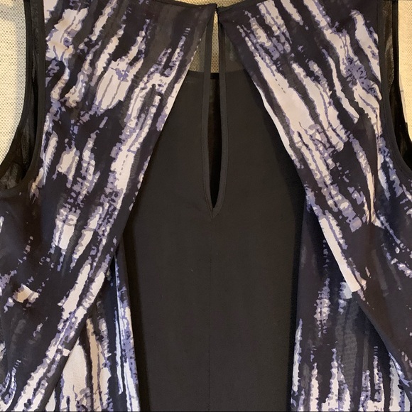 robbie & nikki silk sleeveless layered blouse - Picture 5 of 8